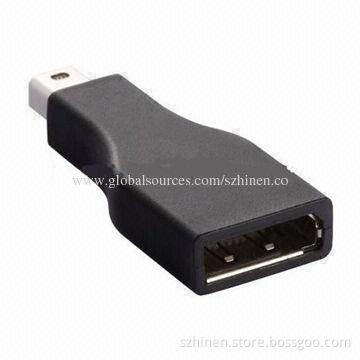 Mini DisplayPort to DisplayPort Adapter, Bandwidth up to 10.8Gpbs